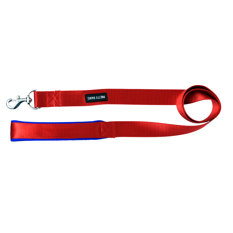Solid Red Dog Leash