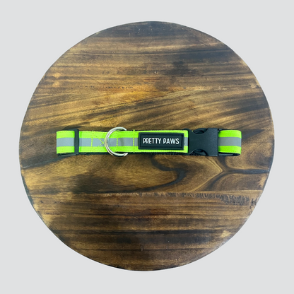 Green Non-Padded Reflective Collar