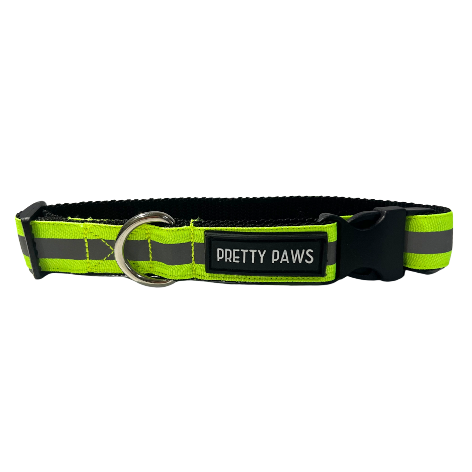 Green Non-Padded Reflective Collar