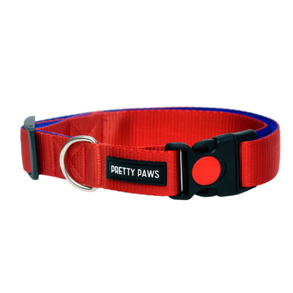 Solid Red Dog Collar