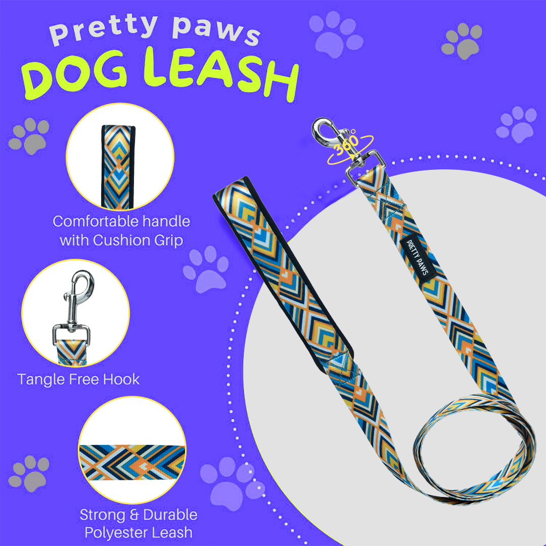 Printed Yellow Dog Leash