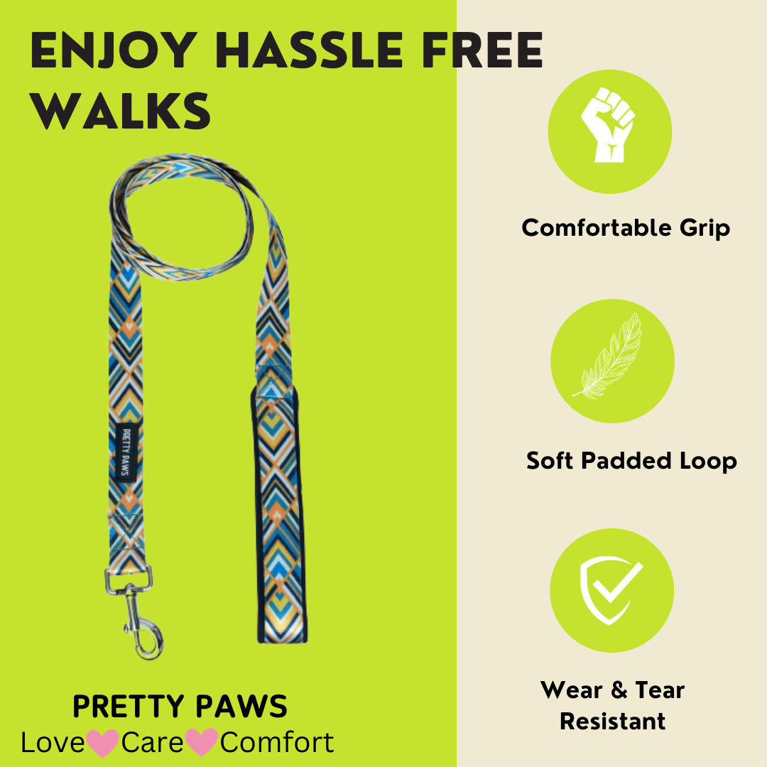 Printed Yellow Dog Leash